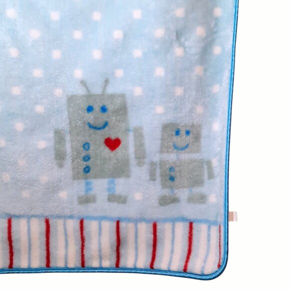 2014 Baby Vision Luvable Friends High Pile Robot Plush Security Blanket 29"X37" - Picture 2 of 4